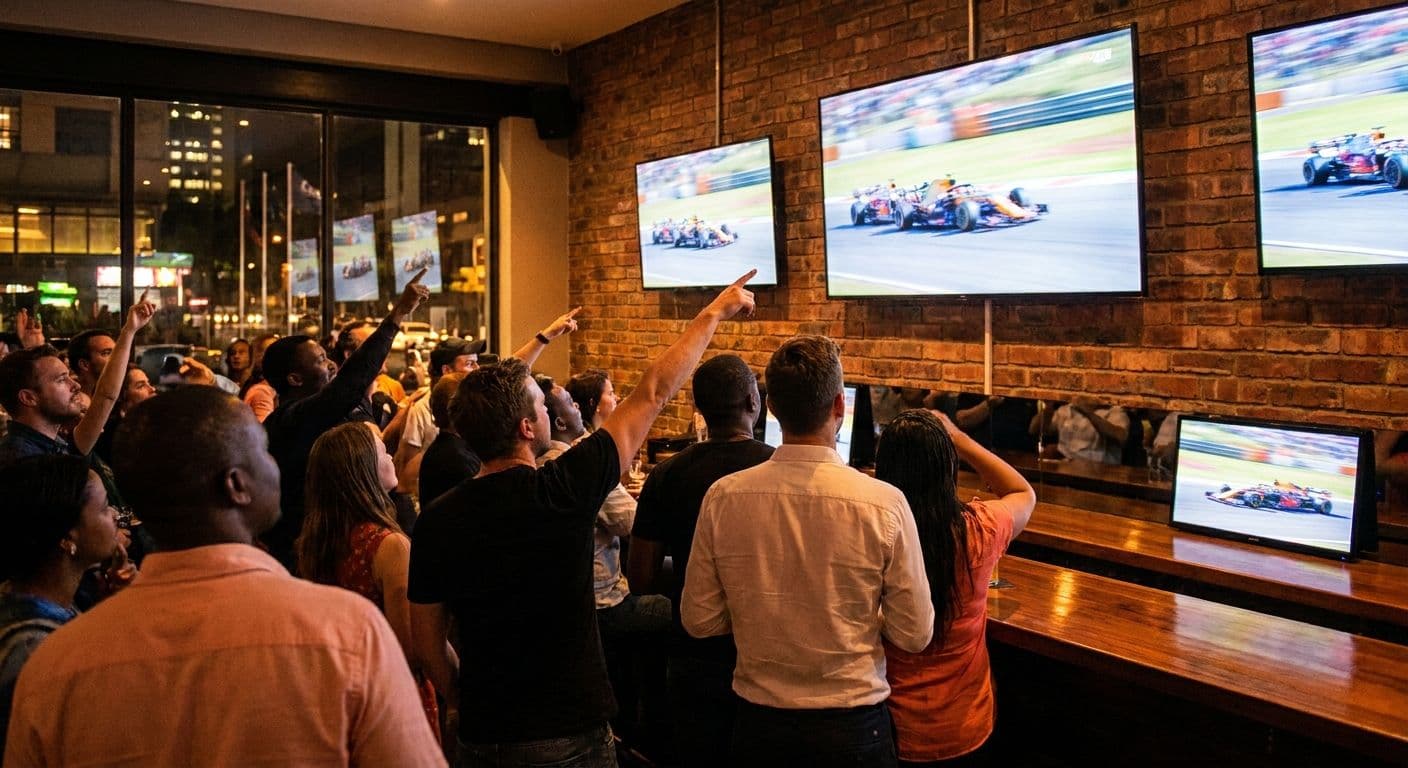 Where to Watch F1 & Motorsport in Johannesburg